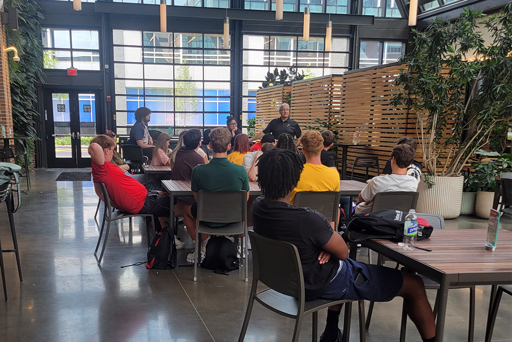 Summer Academy students visit Google's Pittsburgh Offices in Bakery Square