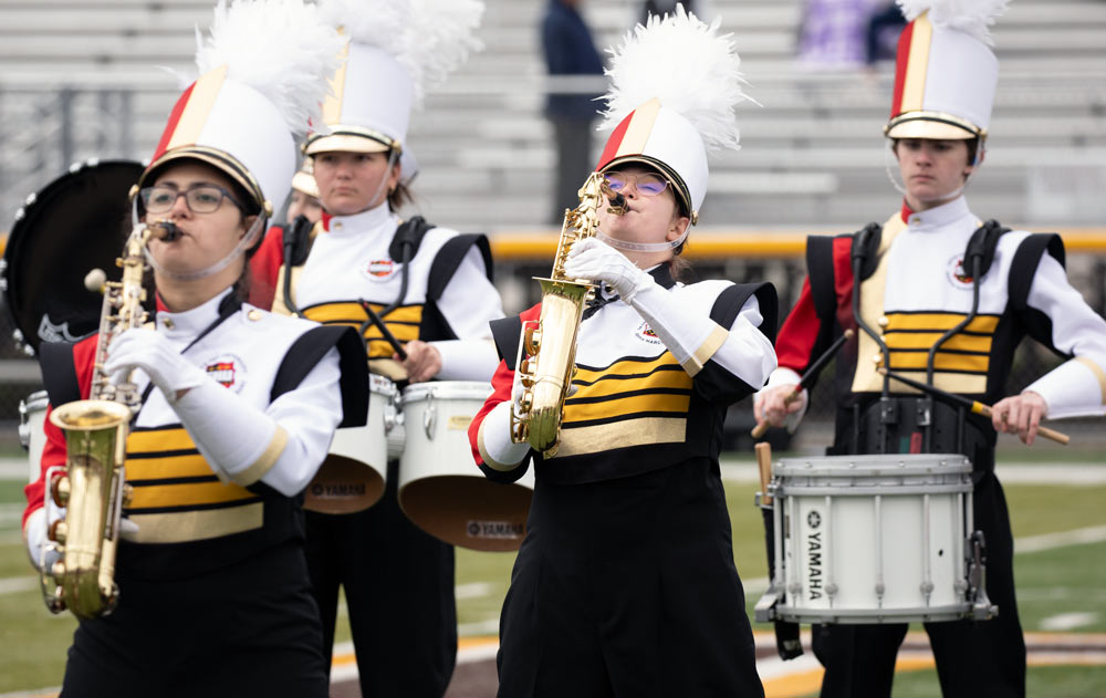 Marching Band at Offutt Field