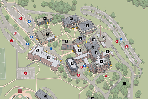 Campus map preview