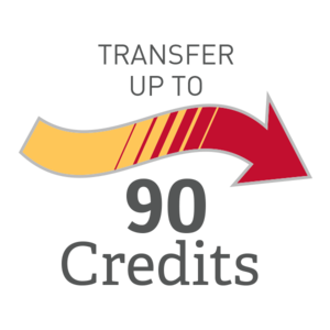 Transfer Up to 90 Credits Graphic