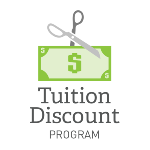 Tuition Discount Program graphic