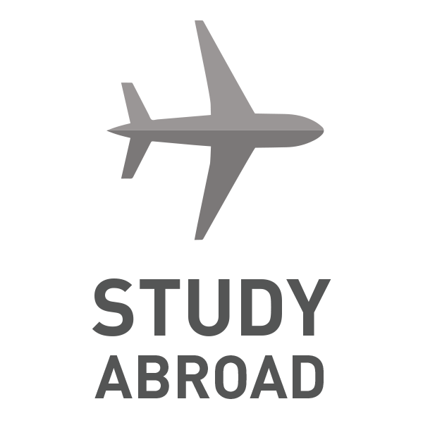 Study Abroad Airplane Graphic