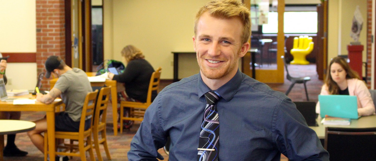 Graduate Student in Shirt and Tie