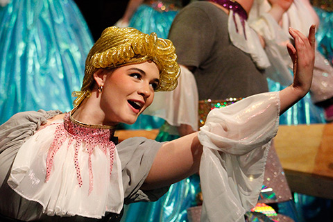 Seton Hill Students performing a dance