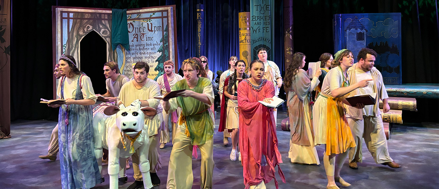 Cast photo from a performance of Into the Woods