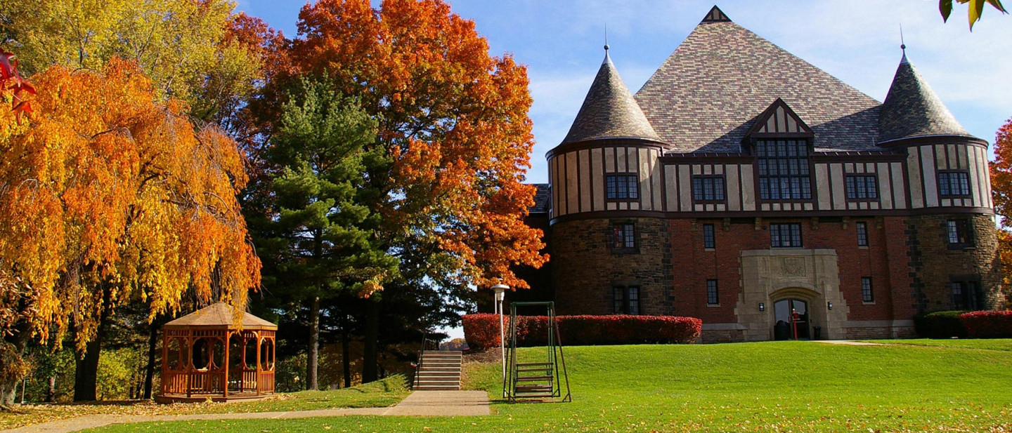 Sullivan Hall in the fall