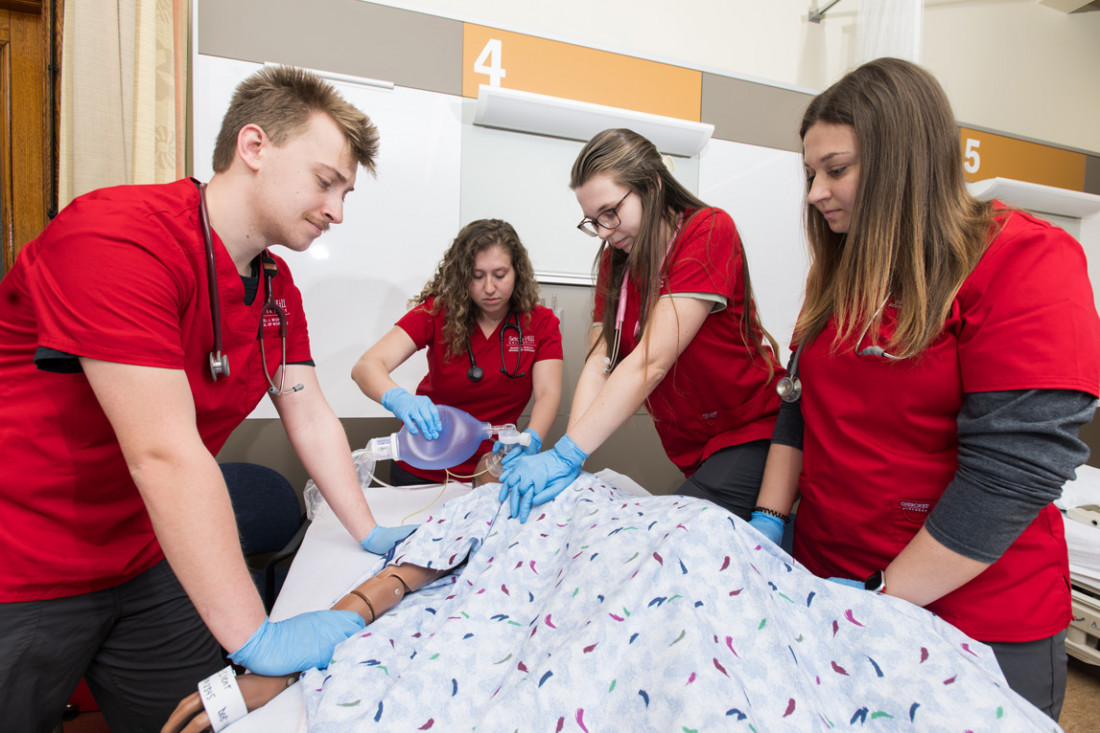 Students in Seton Hill's BSN Program