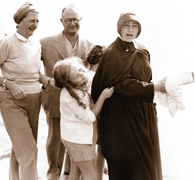 Sr. Florence Marie Scott at Woods Hole