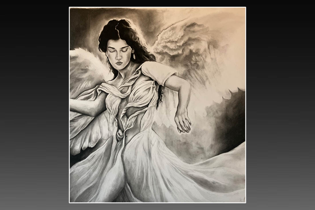 Art piece by Ashley Larocque - "Dawn of the Seraphim" - Honorable Mention