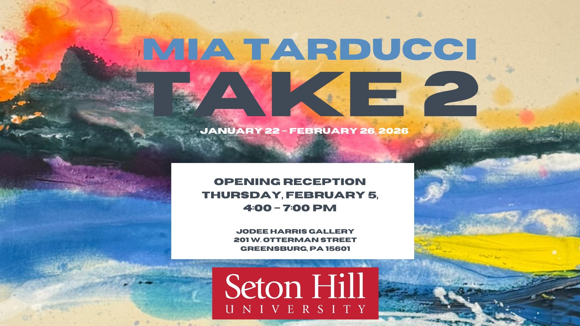 Mia Taducci Take 2 exhibit image