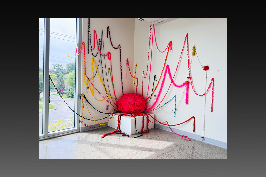 Zoe Sommer - Crochet installation 