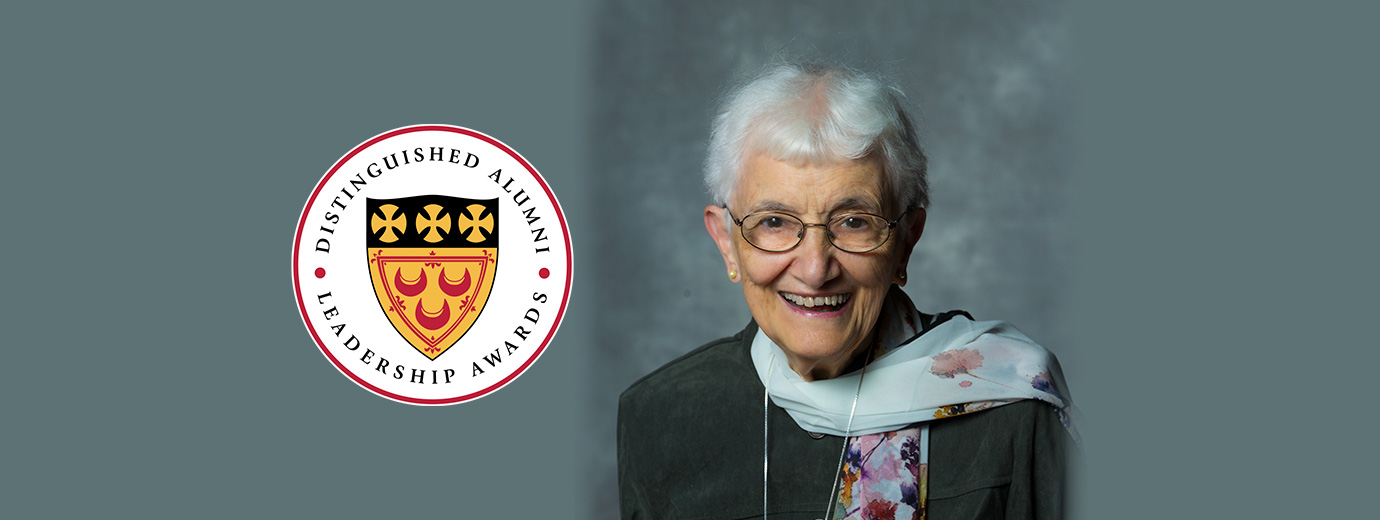 Human Rights Activist and Sister of Charity Gemma R. Del Duca ‘62 Receives Distinguished Alumni Award