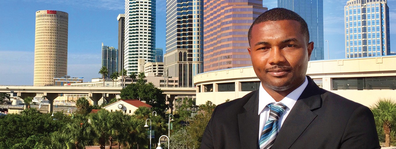 Kadeem Blanchard ’12 Loves His Work as a Political Accountant 