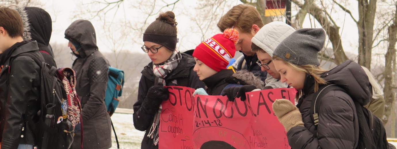 Seton Hill Participates in National School Walk Out Events