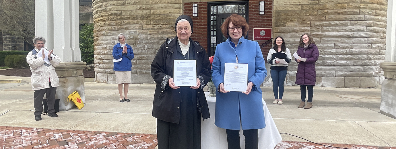 Seton Hill University and Sisters of Charity of Seton Hill Formalize Laudato Siʼ Action Platform Commitments