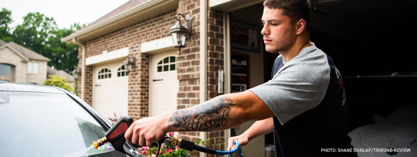 Seton Hill Wrestler Finds 'Overnight Success' in Mobile Car Detailing Business