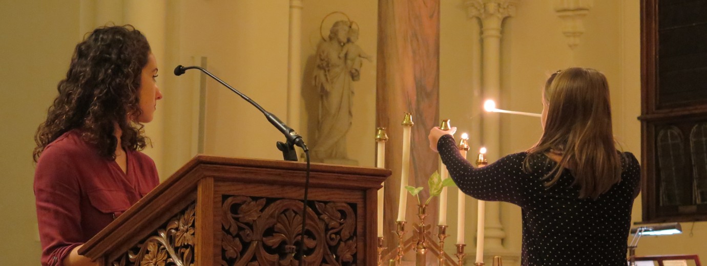 Seton Hill’s Kristallnacht Remembrance Interfaith Service on November 12, 2019 to Commemorate the 81st Anniversary of the “Night of Broken Glass”