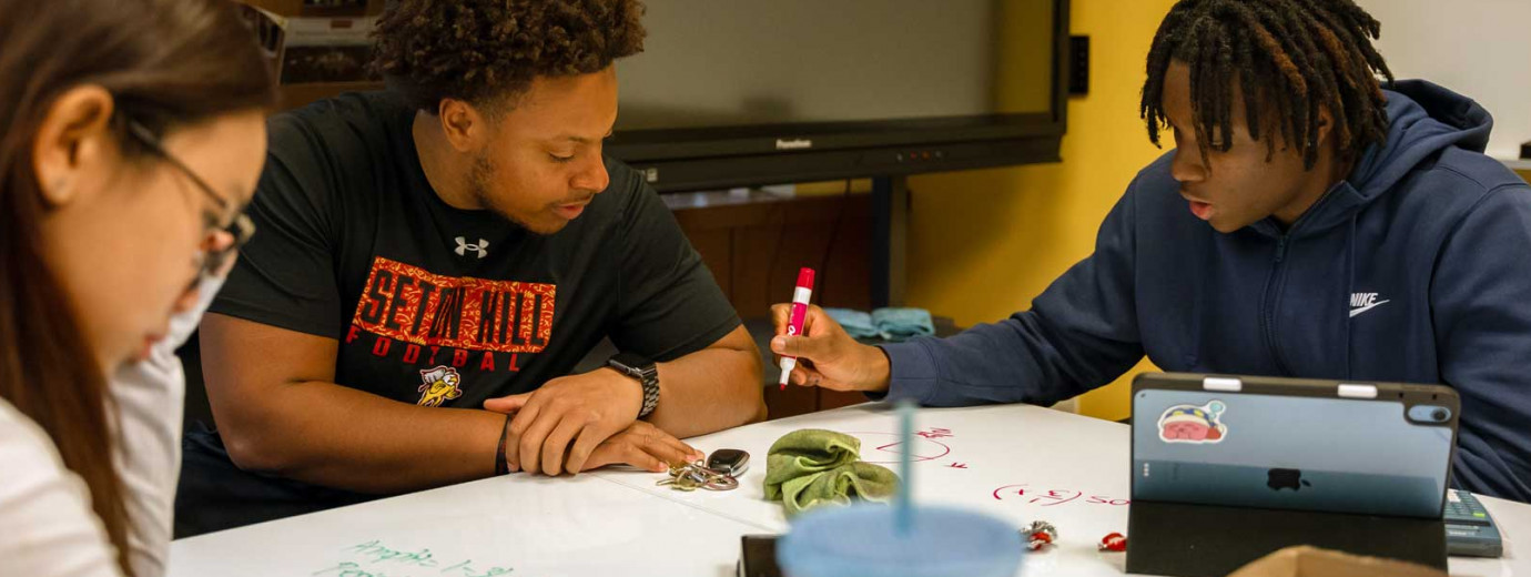 Student-Athletes Serving as Math Center Tutors Support Fellow Students 