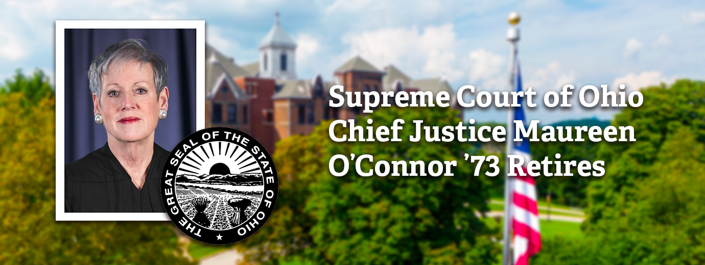 Supreme Court of Ohio Chief Justice Maureen O’Connor ’73 Retires as Longest Serving, Statewide Elected Woman