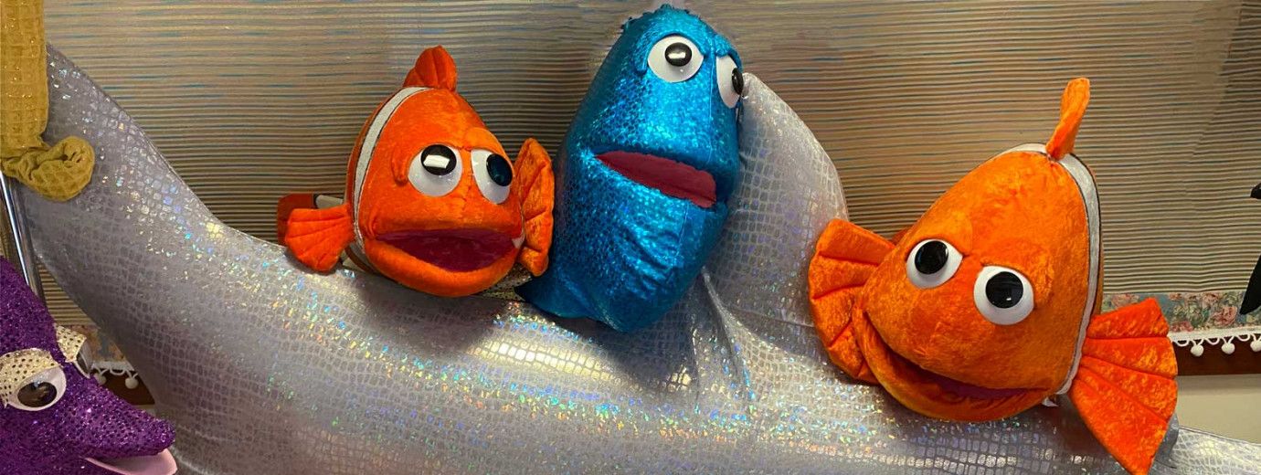 Theatre Tech Students Create Puppets for Local School Production of Finding Nemo